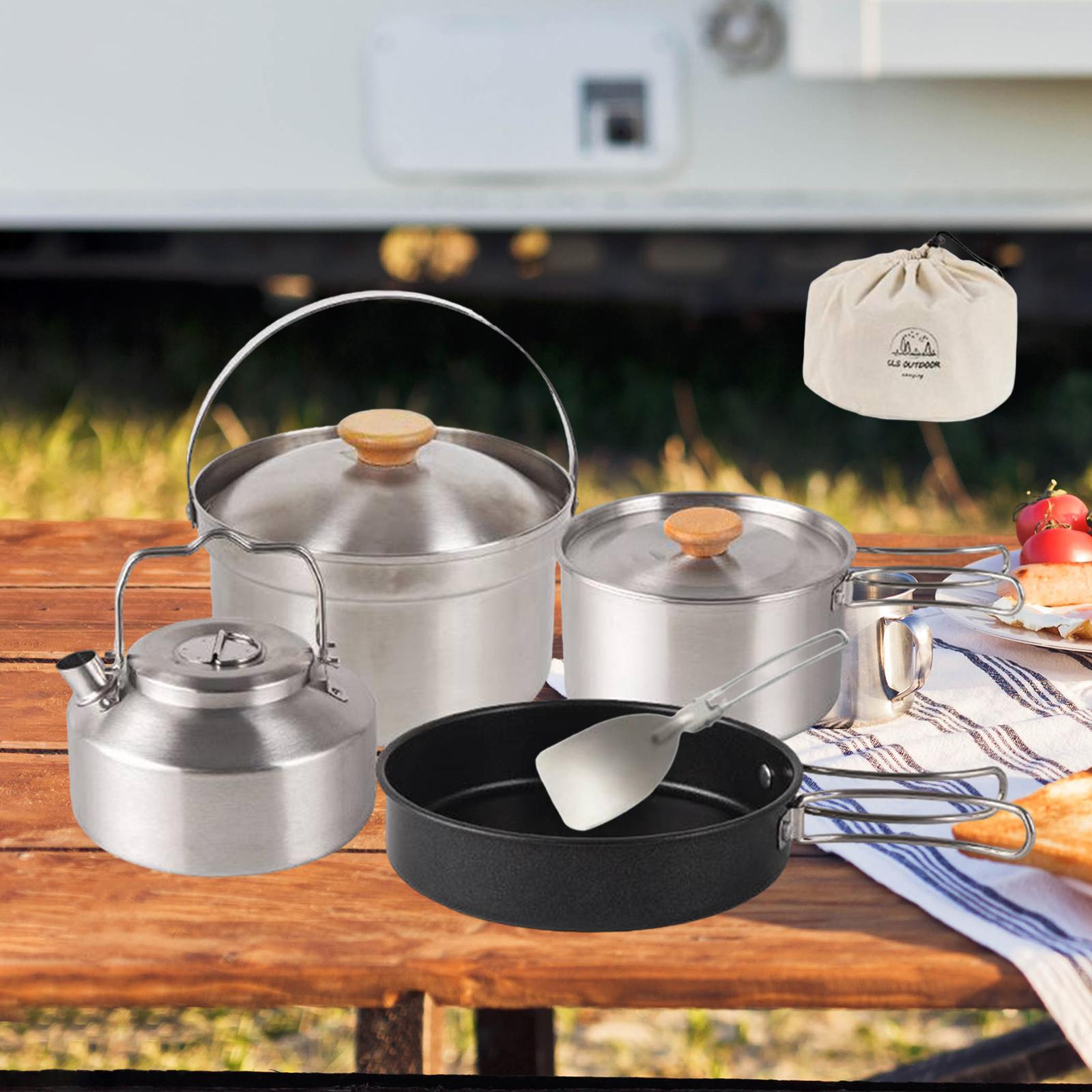 Camping Cooking Handle - Camping Cookware Cook Gear Portable Nonstick