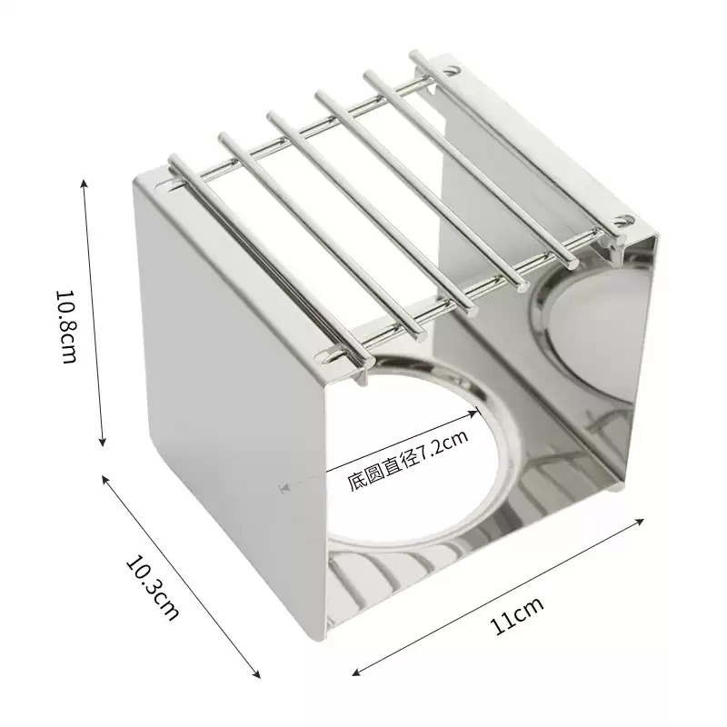 Camping Cooking Ware - Stainless Steel Square Coffee Stove Stand