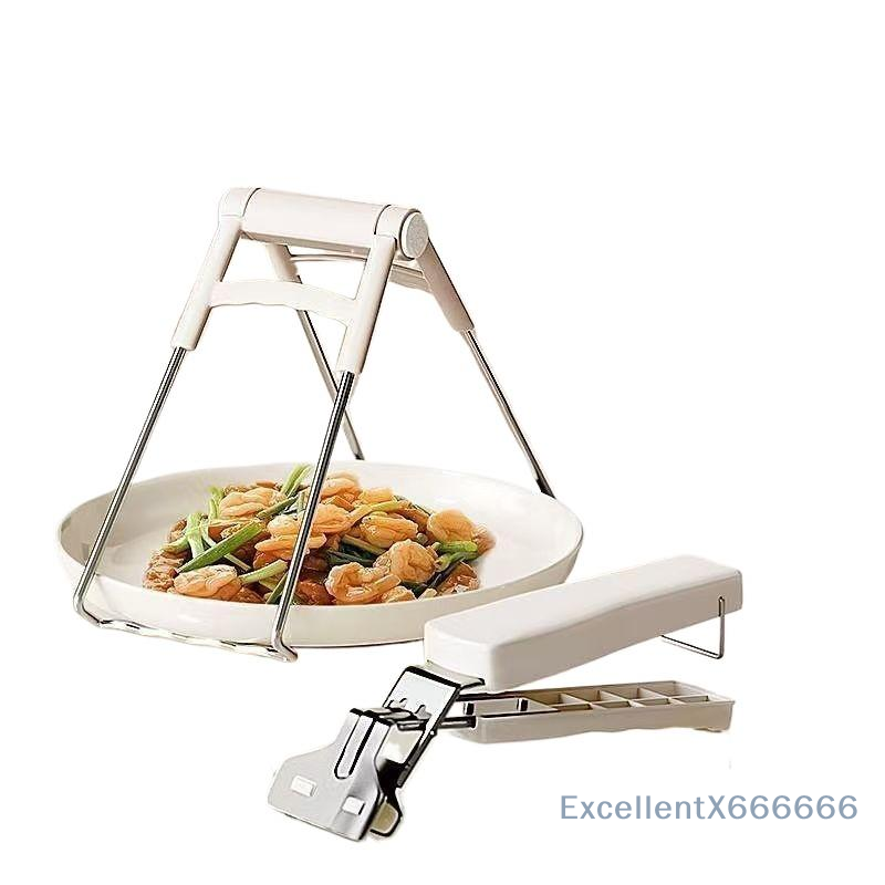Camping Cooking Handle - Stainless Steel Bowl Gripper Heat Resistant