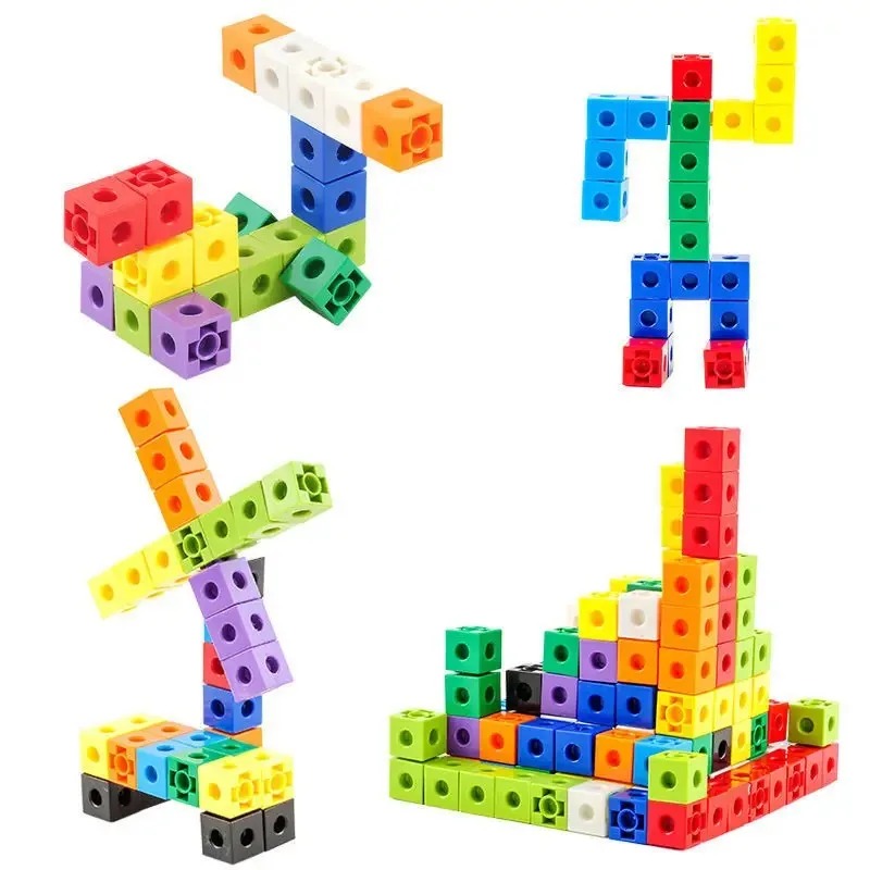 100PCS Set Linking Cubes Math  - Fire Starter Cube review and price