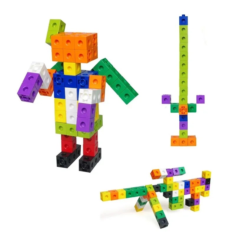 100PCS Set Linking Cubes Math  - Fire Starter Cube review and price