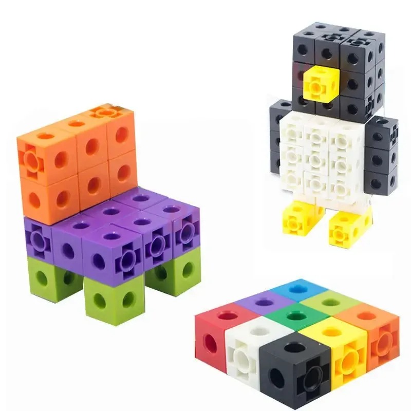 100PCS Set Linking Cubes Math  - Fire Starter Cube review and price