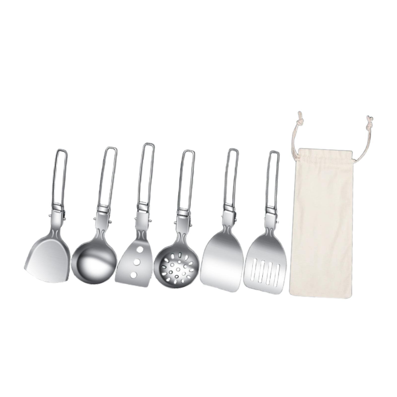 7Pcs Camp Cooking Utensil Set  - Camping Cooking Essentials Kit review and price