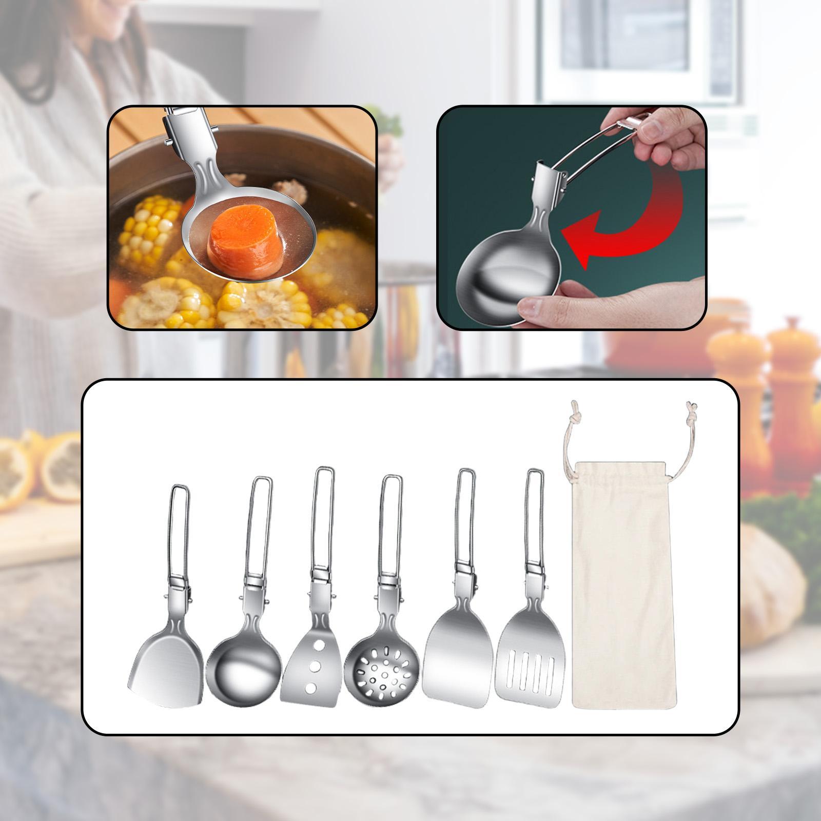 7Pcs Camp Cooking Utensil Set  - Camping Cooking Essentials Kit review and price