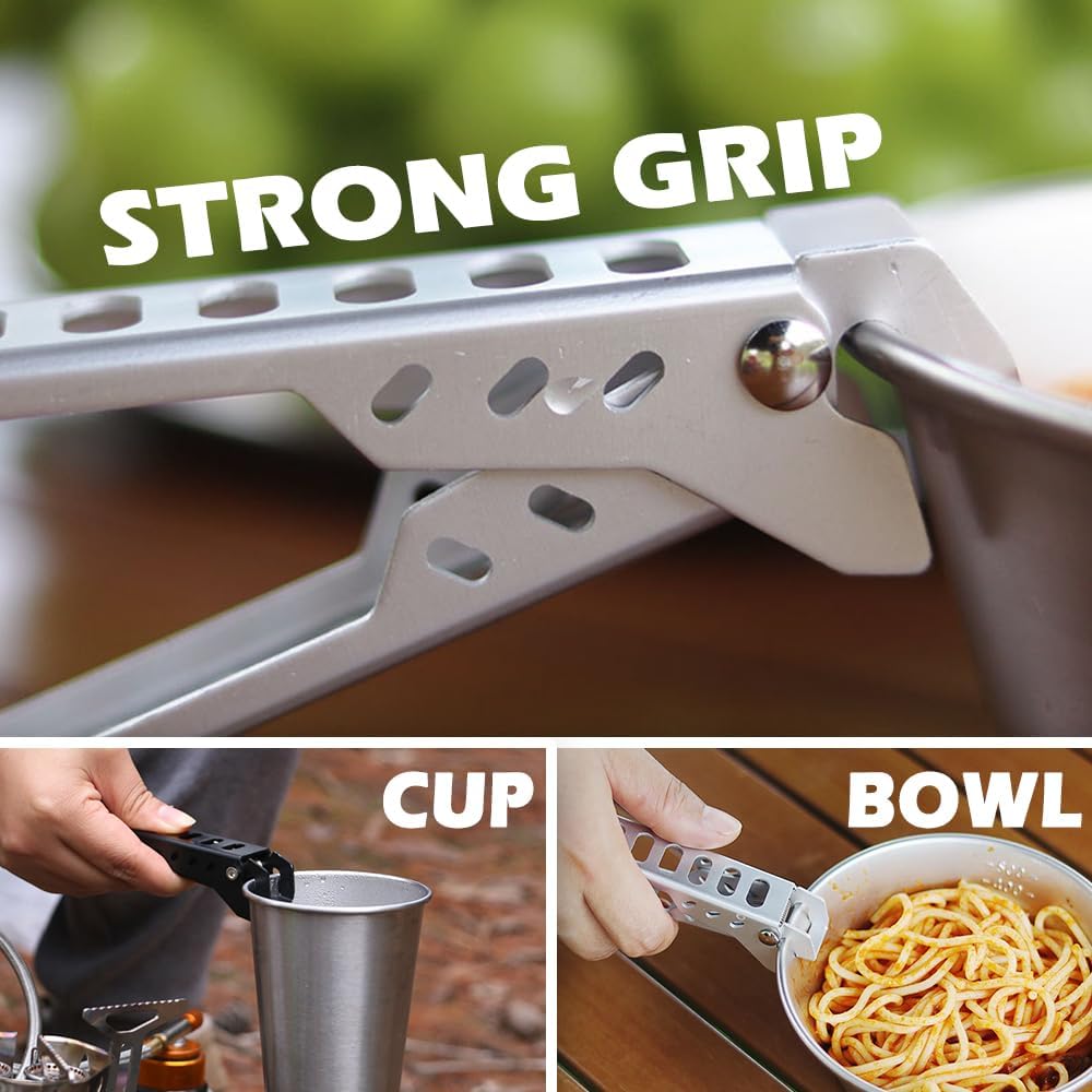 Outdoor Heat-resistant Pot Gri - Camping Cooking Accessories Set review and price