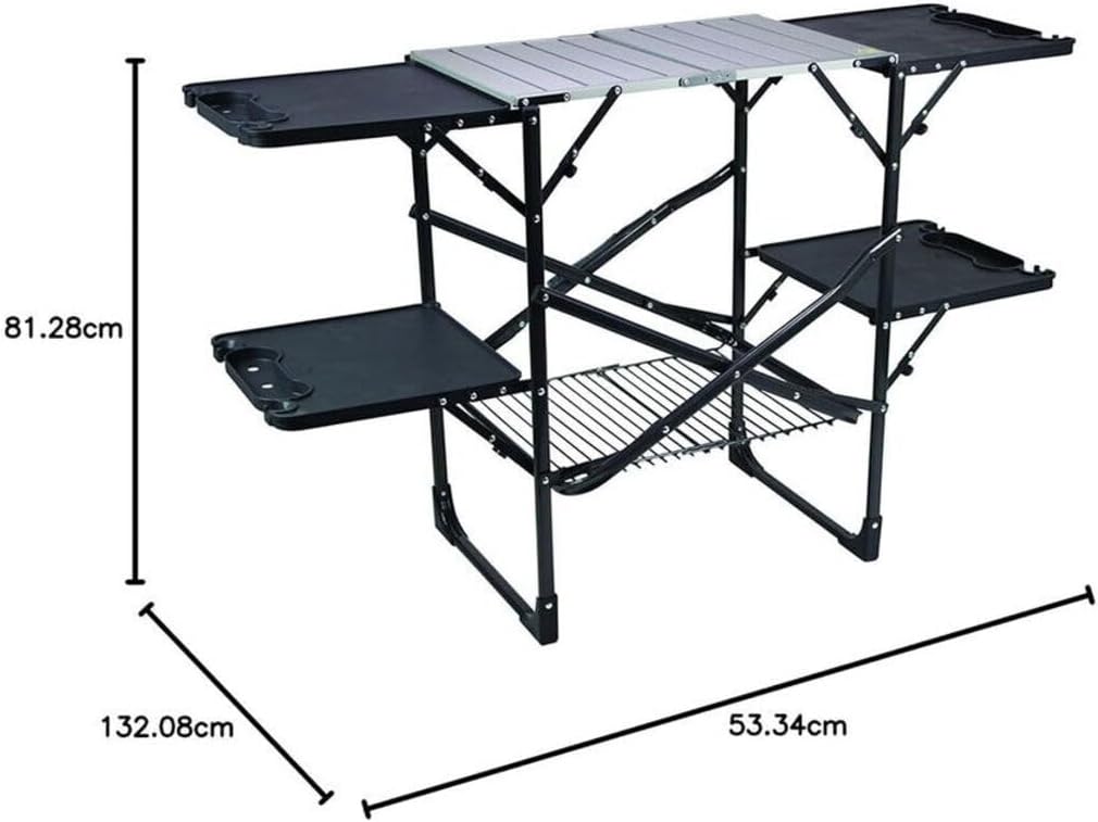 Slim Fold Portable Camping Kit - Camping Cooking Table With Storage review and price