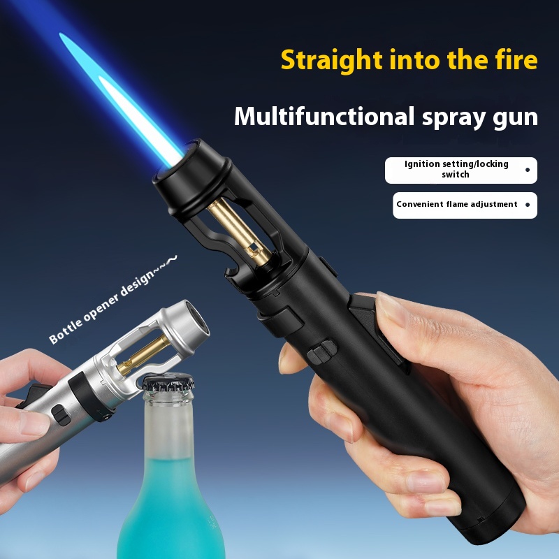 Metal Windproof Jet Flame Ligh - Camping Cooking Flame review and price