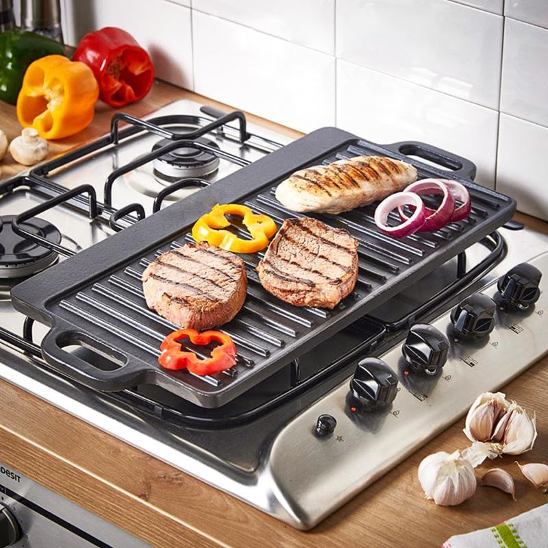 Uncoated Cast Iron Grill Plate - Camping Cooking Range review and price