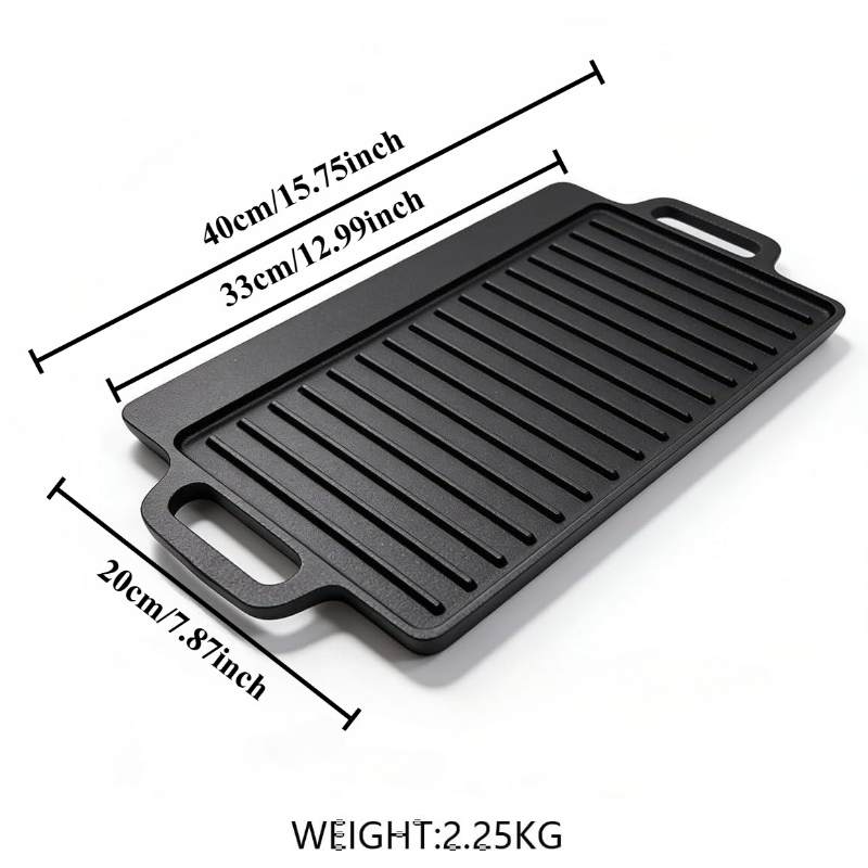 Uncoated Cast Iron Grill Plate - Camping Cooking Range review and price