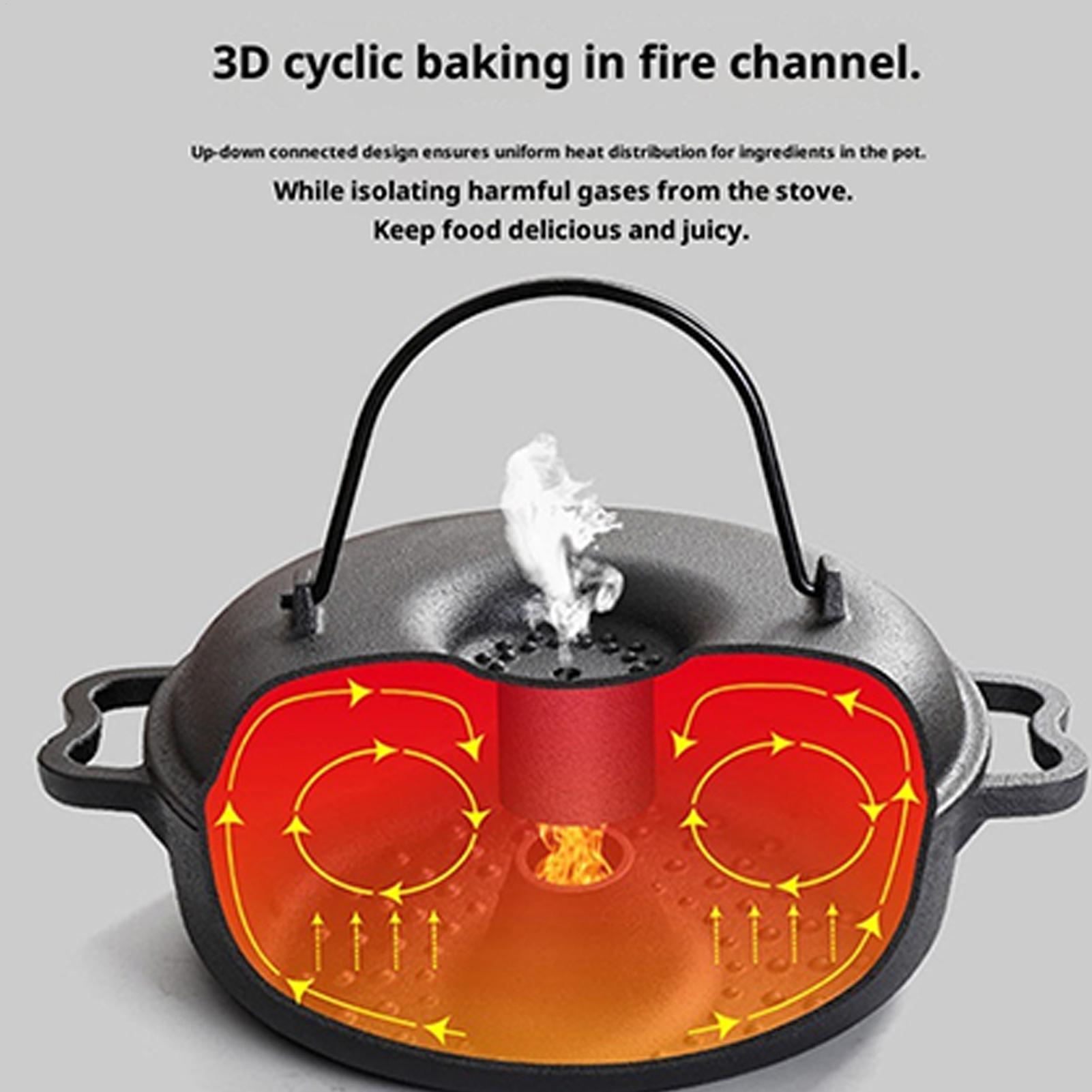 Cauldron Pot for Cooking Non-S - Camping Cooking Cast Iron review and price