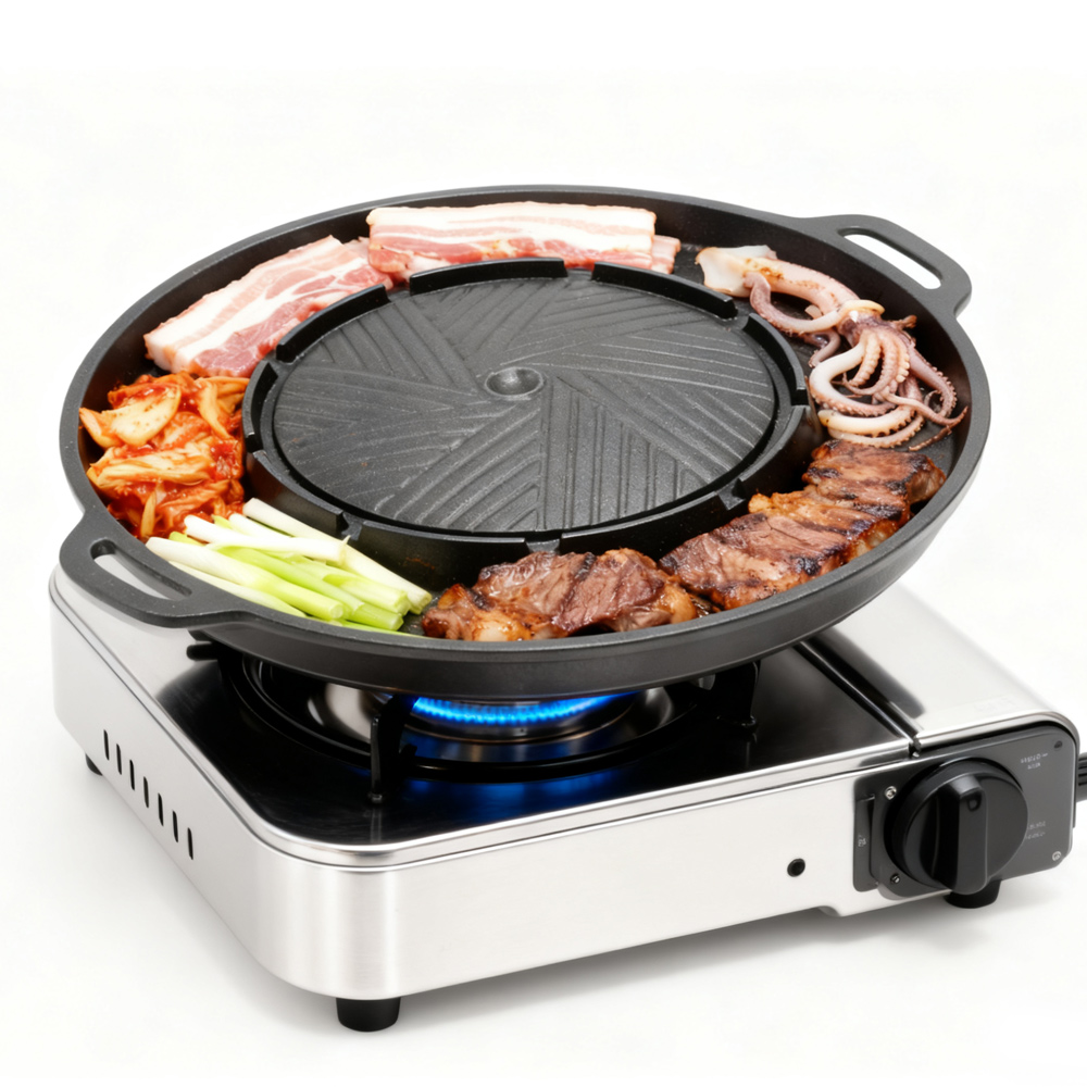 KOSUN Korean BBQ Grill Pan 2 i - Camping Cooking Portable review and price