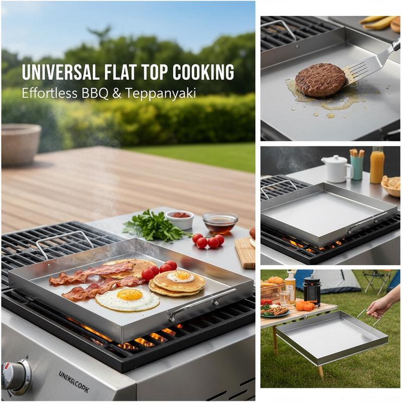 Universal Flat Top Griddle 18x - Camping Outdoor Cooking Set review and price