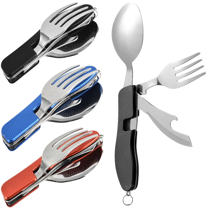 4 in1 Foldable Camping Utensil - Camping Cooking Knife Set review and price
