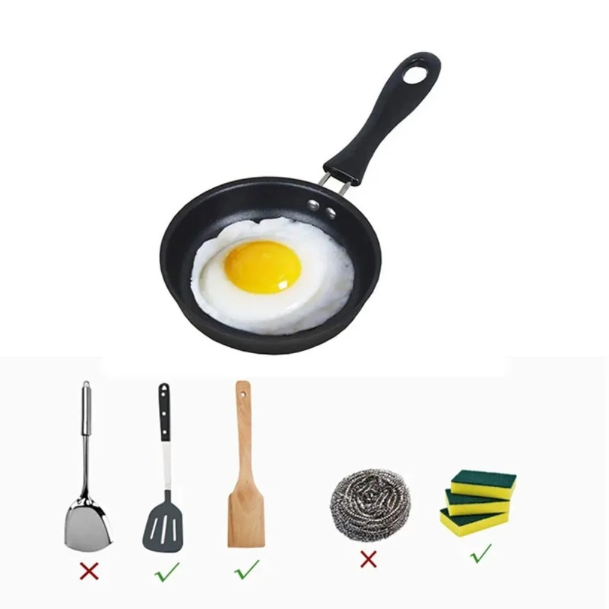 Mini Frying Pan with Handle Po - Camping Cooking Cast Iron review and price
