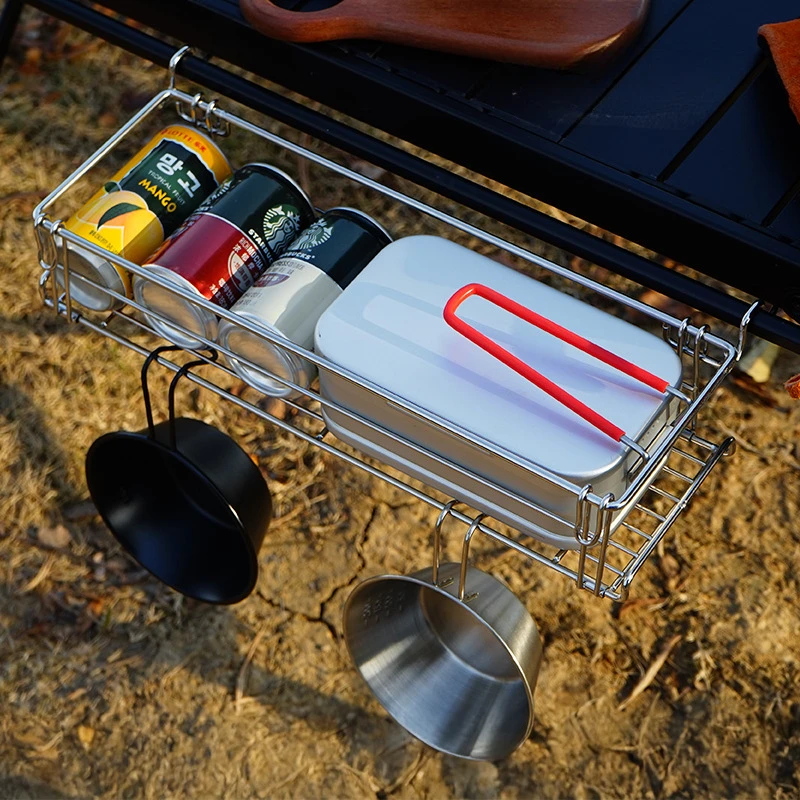 Aluminum IGT Table Side Storag - Camping Cooking Table With Storage review and price