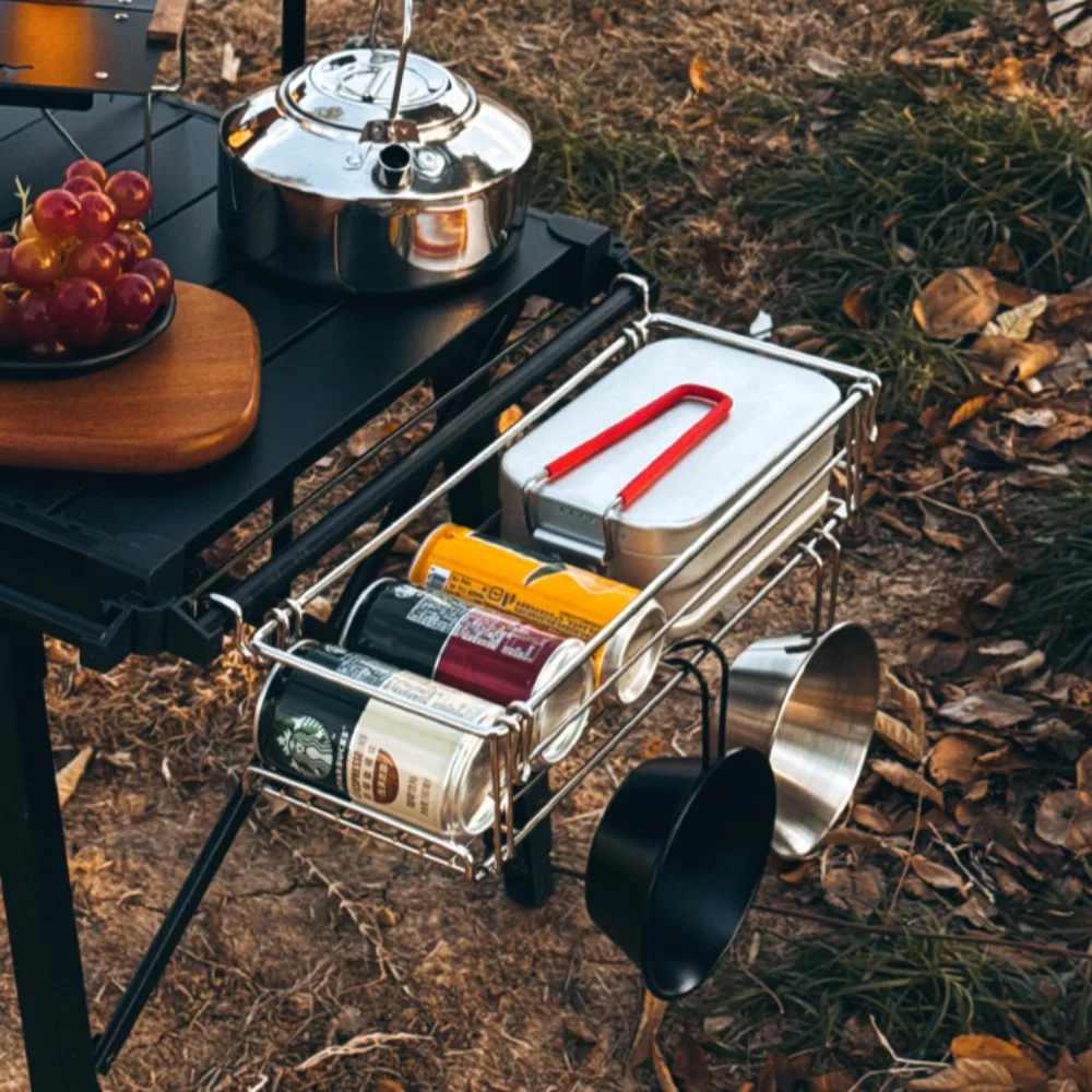 Aluminum IGT Table Side Storag - Camping Cooking Table With Storage review and price