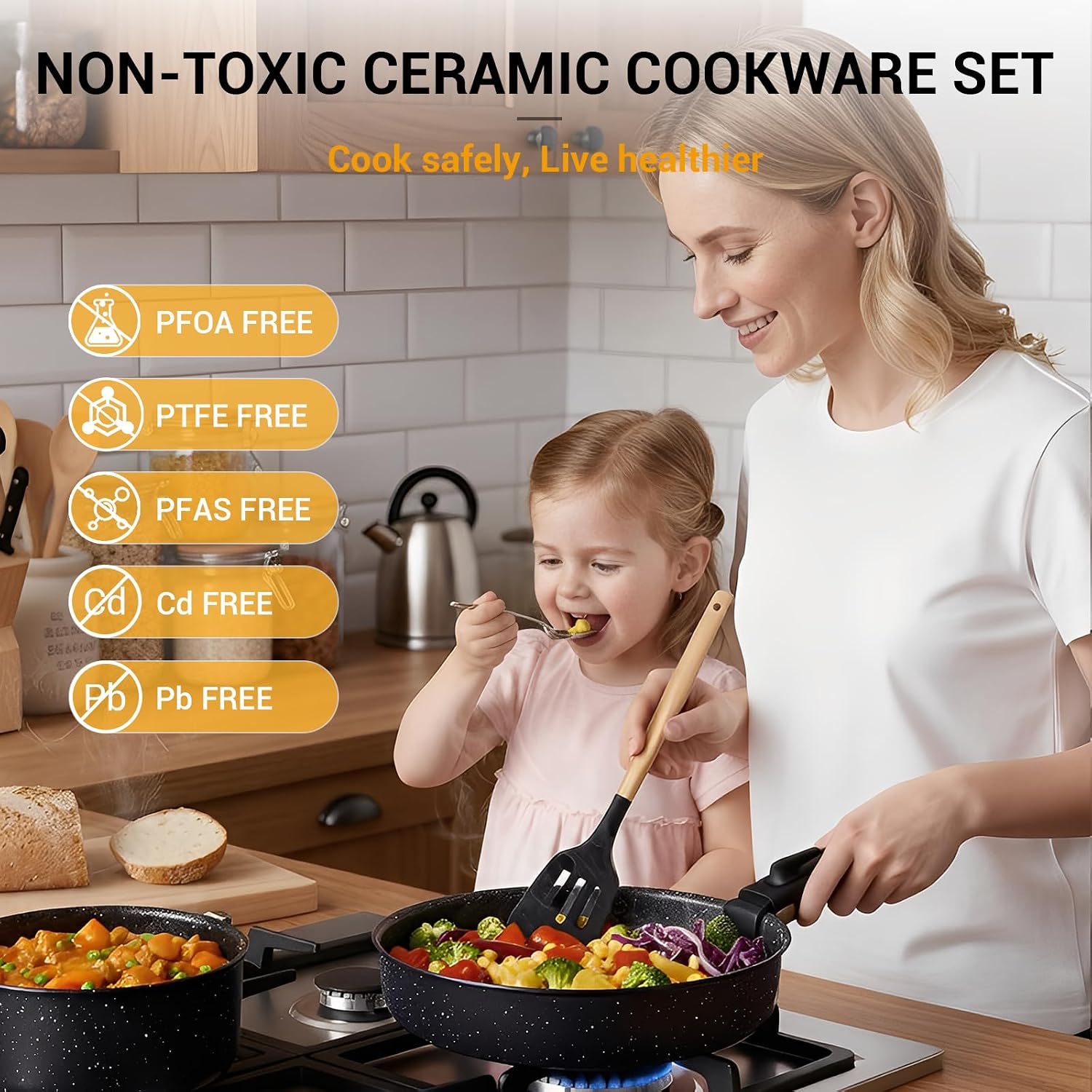 21 Pieces Nonstick Pots Pans S - Camping Cooking Set Detachable Handle review and price