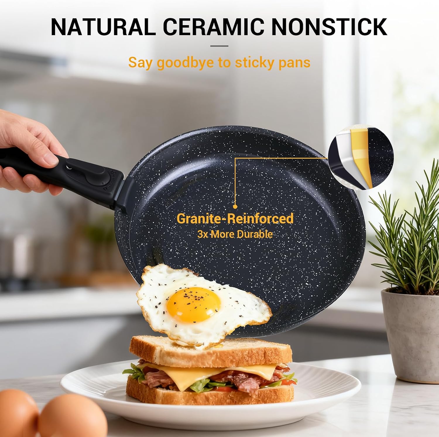 21 Pieces Nonstick Pots Pans S - Camping Cooking Set Detachable Handle review and price