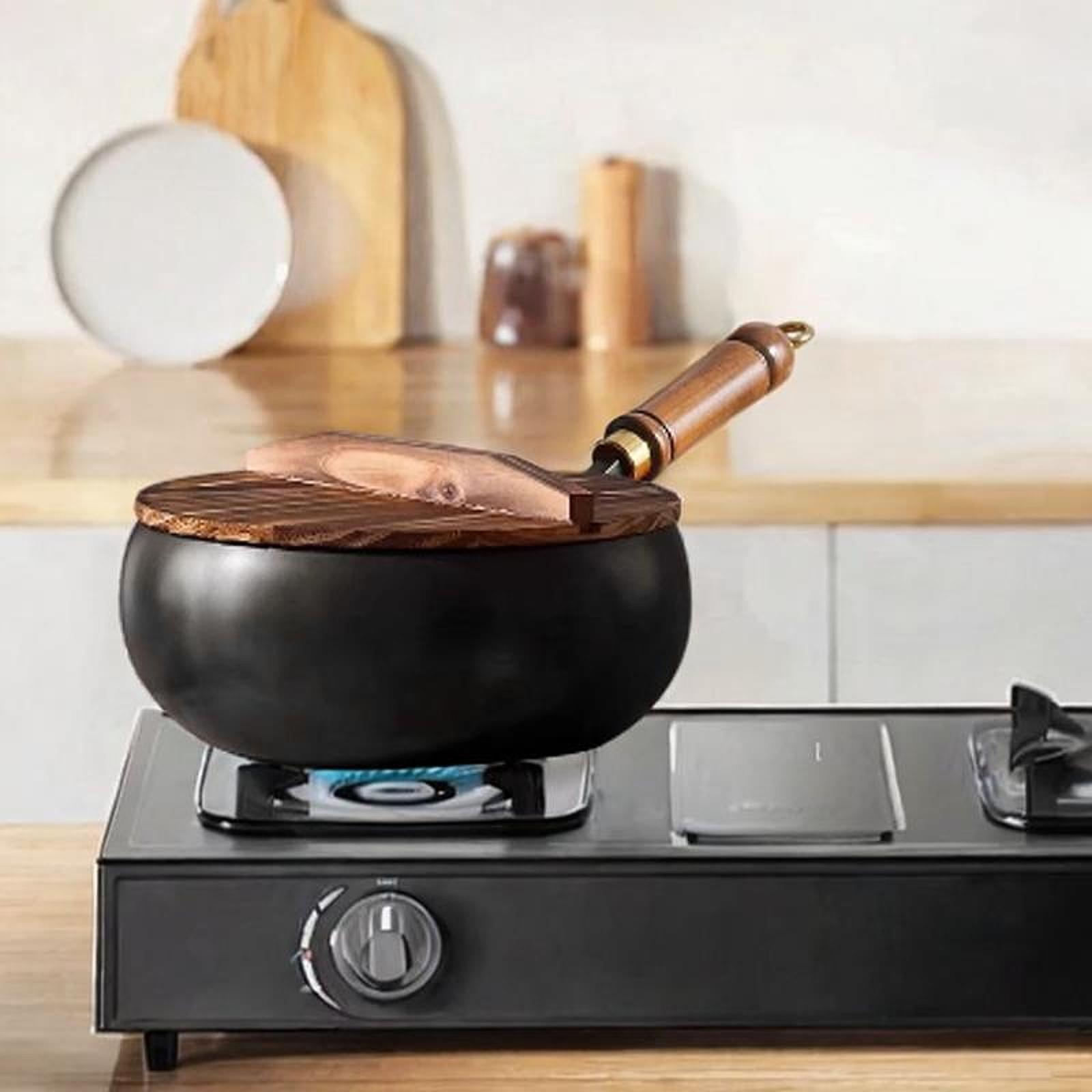 Non Coated Wok Chinese Wok Woo - Camping Cooking Cast Iron review and price