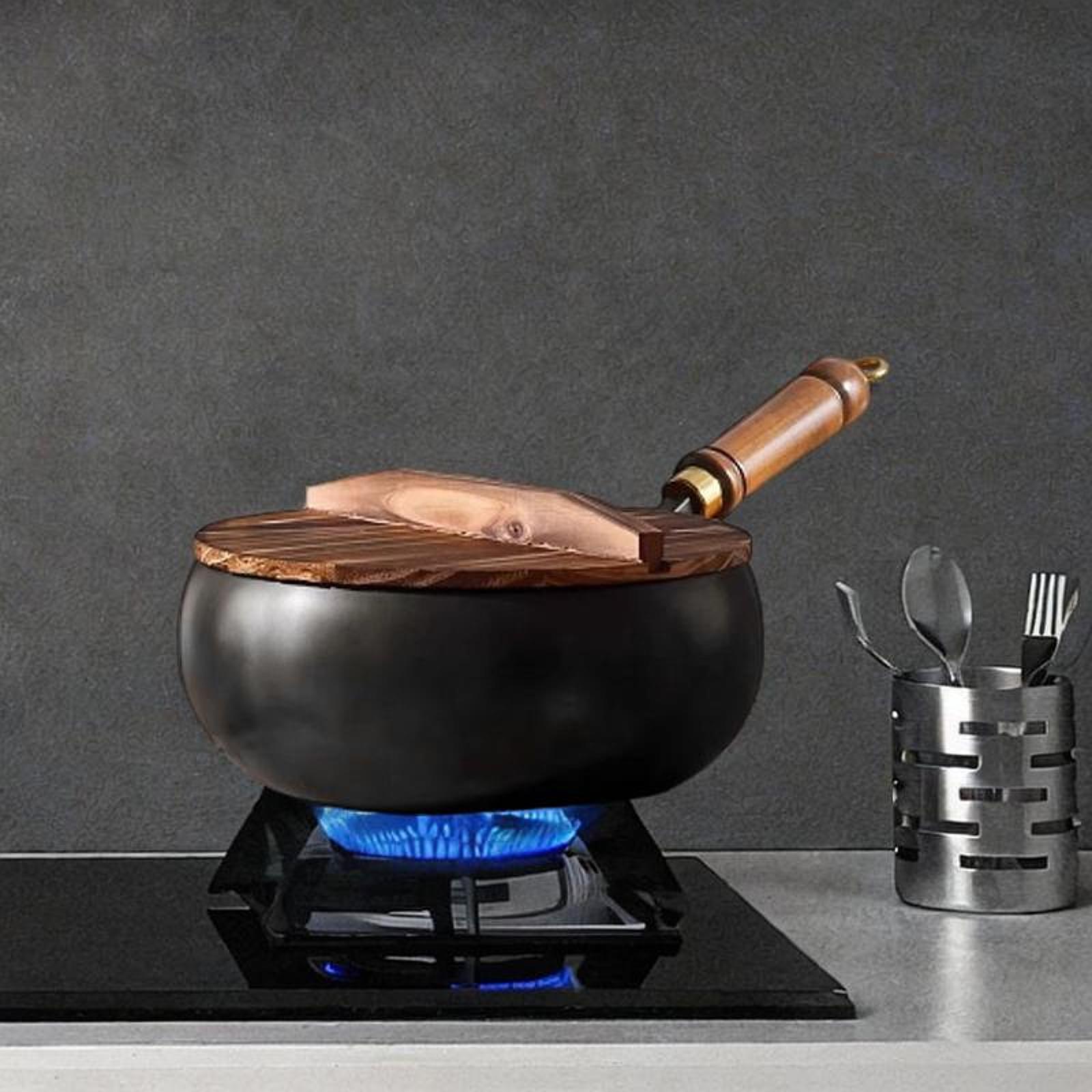 Non Coated Wok Chinese Wok Woo - Camping Cooking Cast Iron review and price