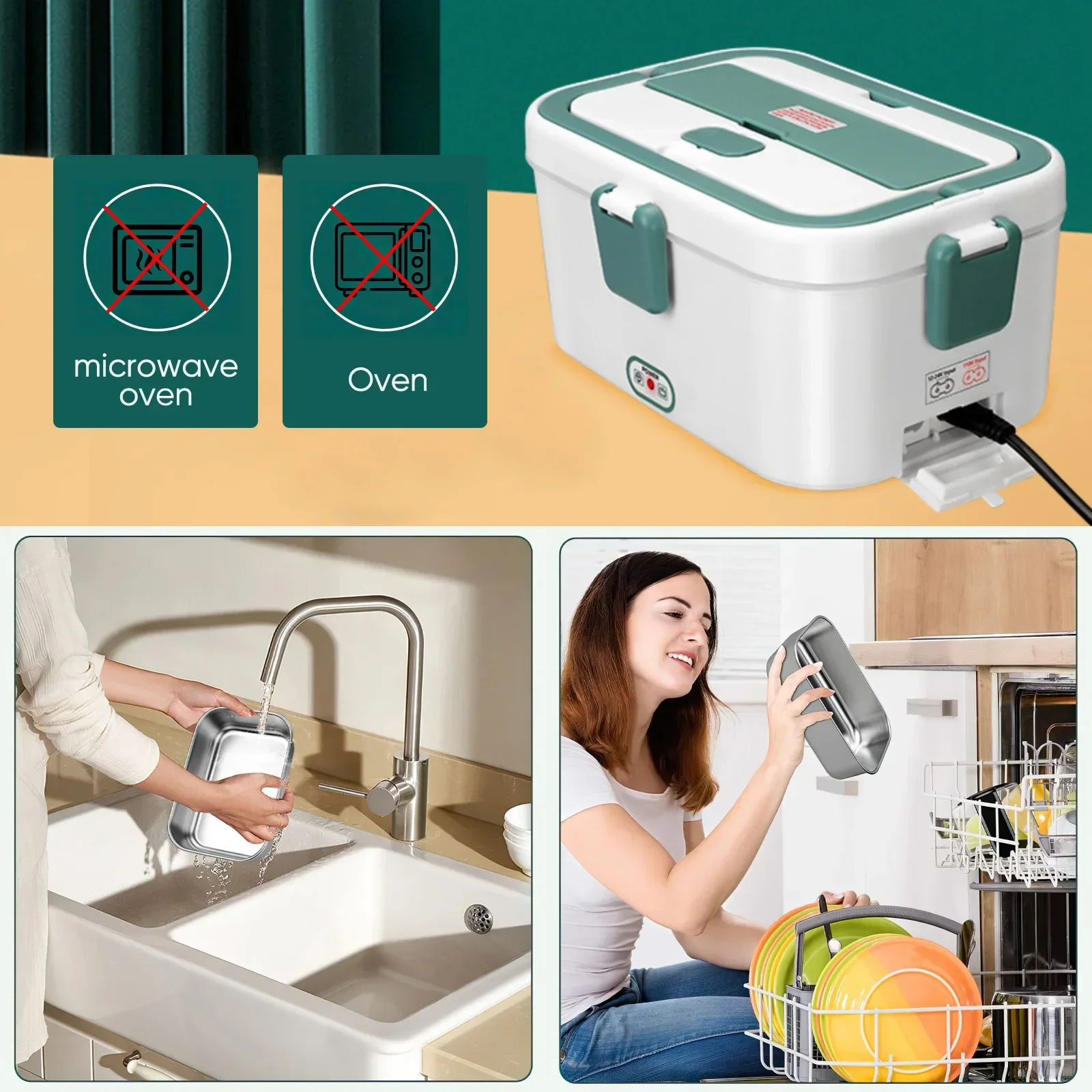 Electric Lunch Box Food Warmer - Camping Cooking Food review and price