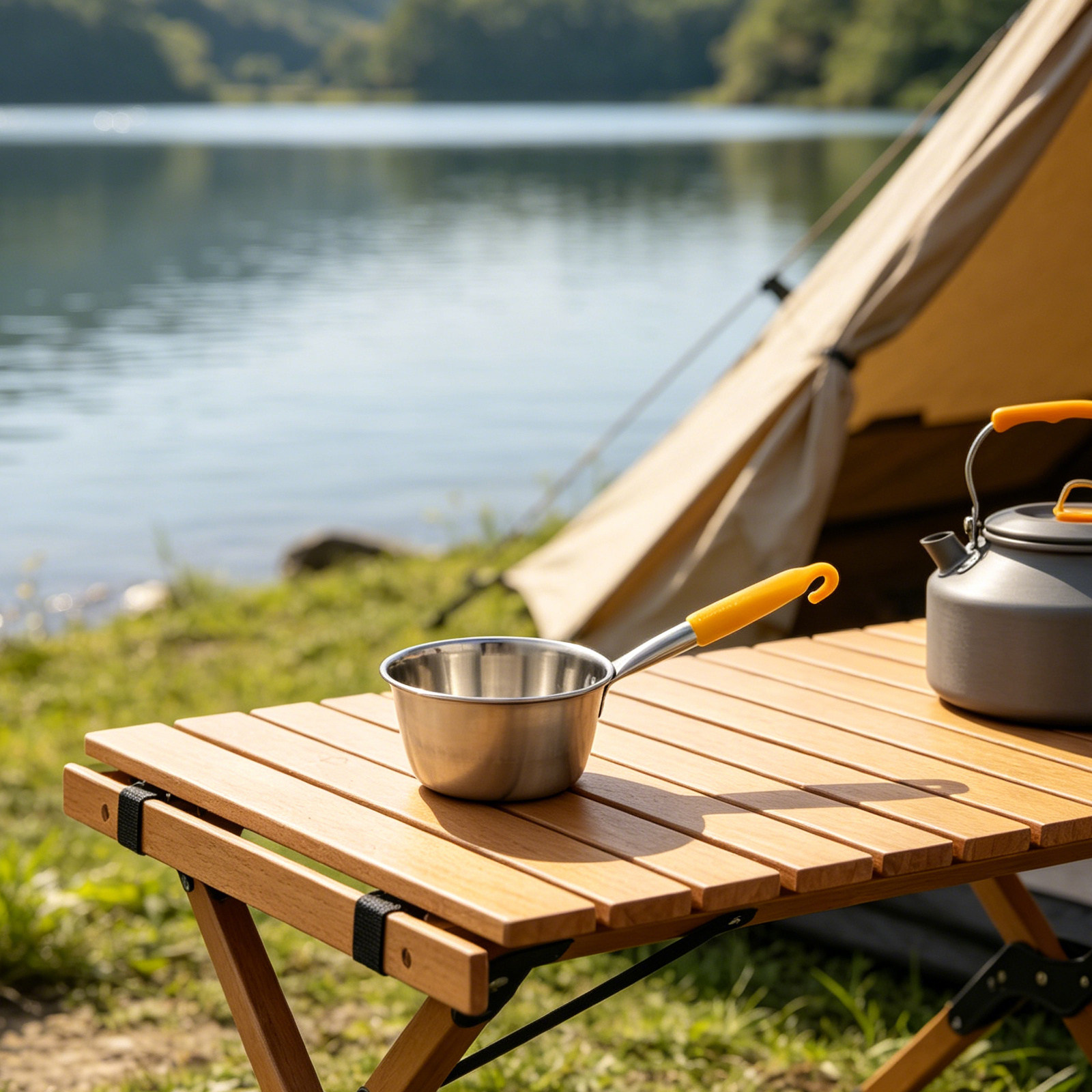 Portable Stainless Steel Water - Camping Cooking Handle review and price