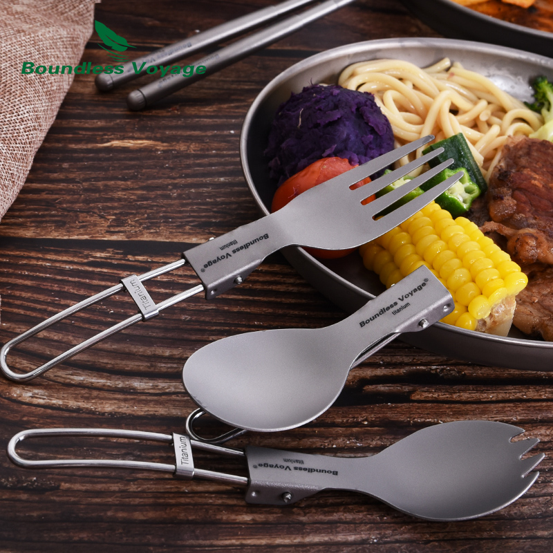 Boundless Voyage Titanium Camp - Camping Cooking Knife Set review and price
