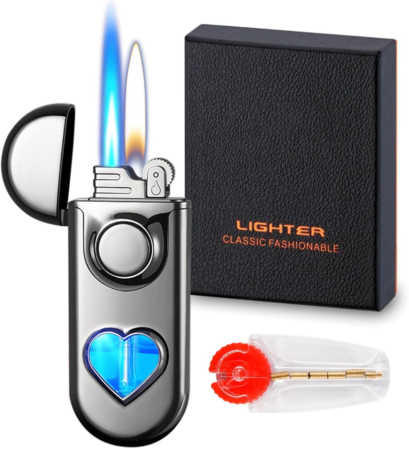 Butane-free, Windproof Lighter - Camping Cooking Flame review and price