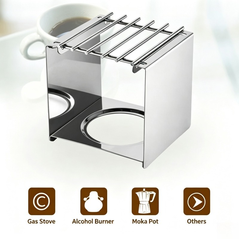 Stainless Steel Square Coffee  - Camping Cooking Ware review and price
