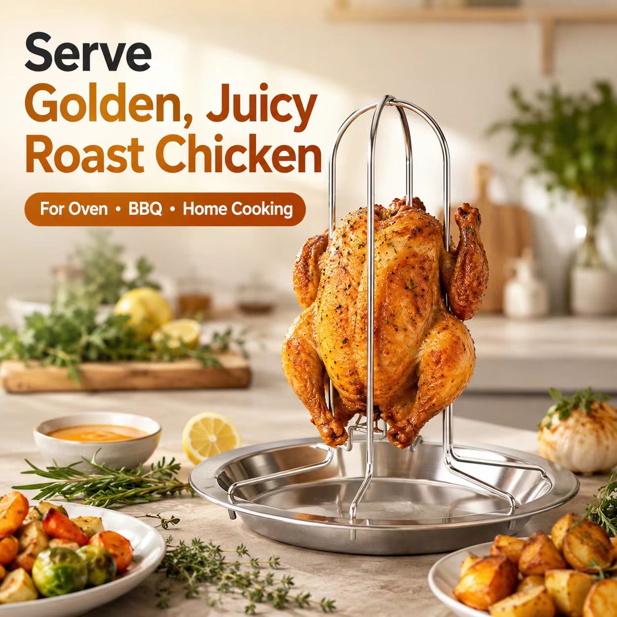 Portable Whole Chicken BBQ Gri - Camping Cooking Portable review and price