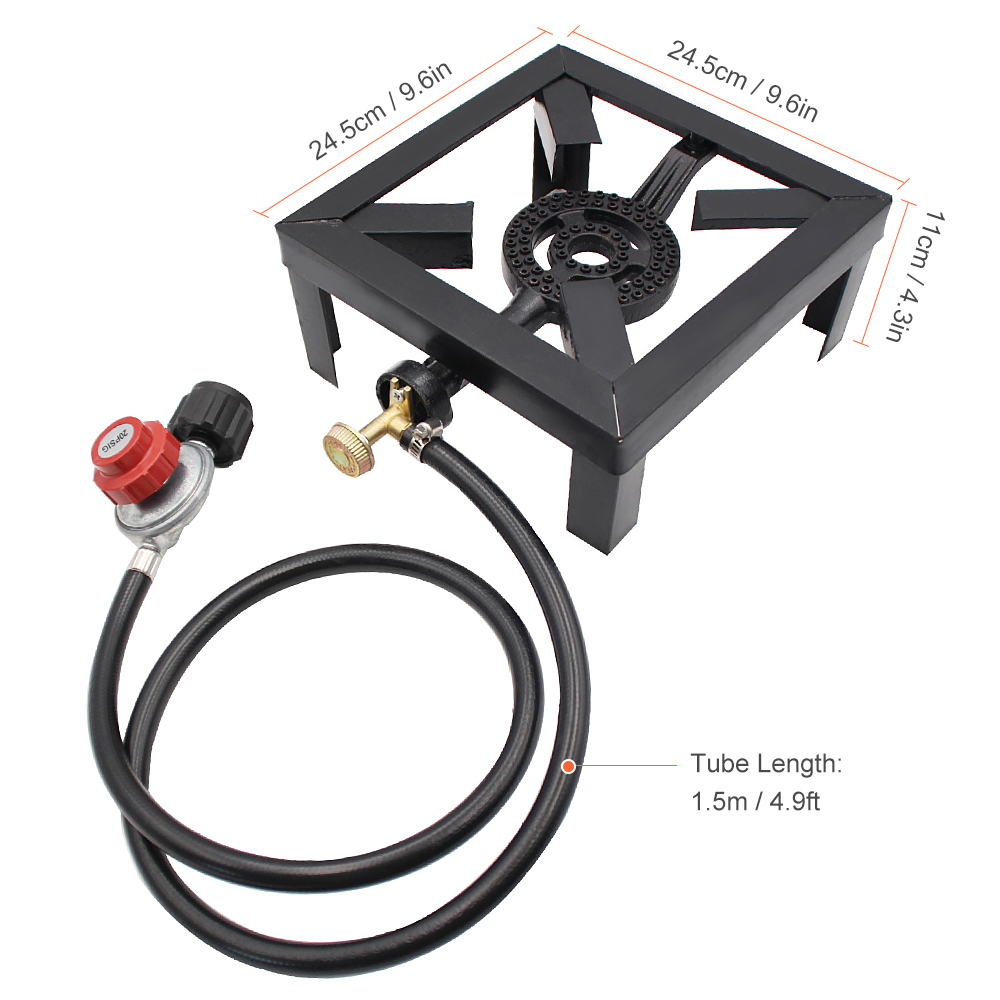 Tomshoo 8KW Gas Boiling Ring C - Camping Cooking Cast Iron review and price