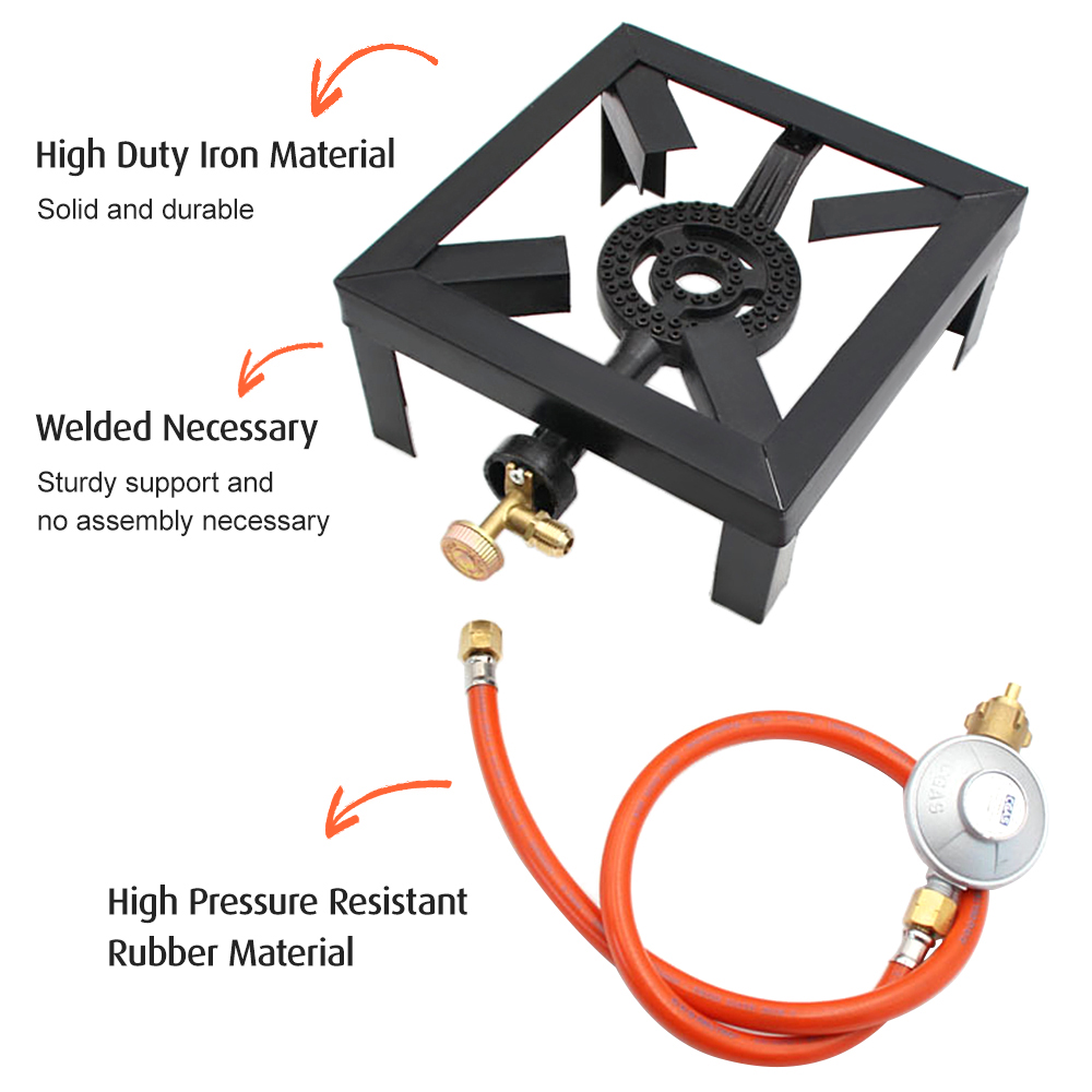 Tomshoo 8KW Gas Boiling Ring C - Camping Cooking Cast Iron review and price