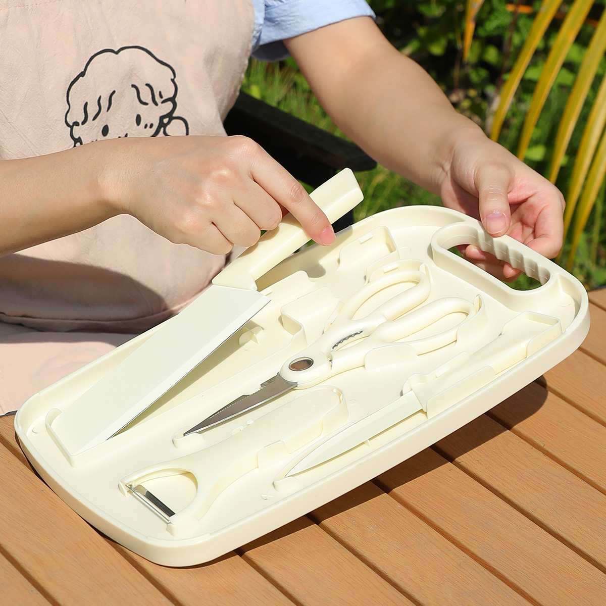 Portable Outdoor Picnic Set Kn - Camping Cooking Knife Set review and price