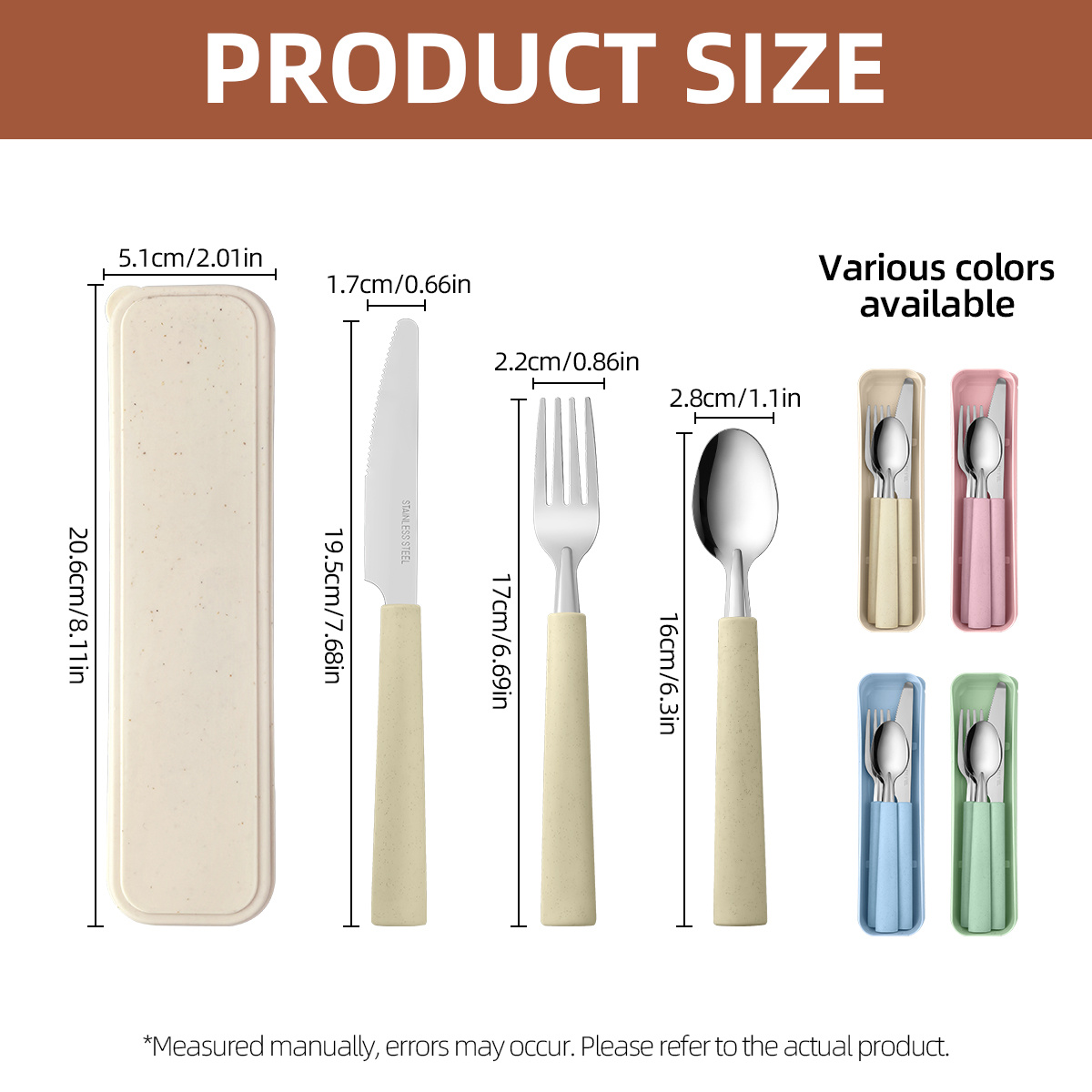 1 set stainless steel portable - Camping Cooking Knife Set review and price