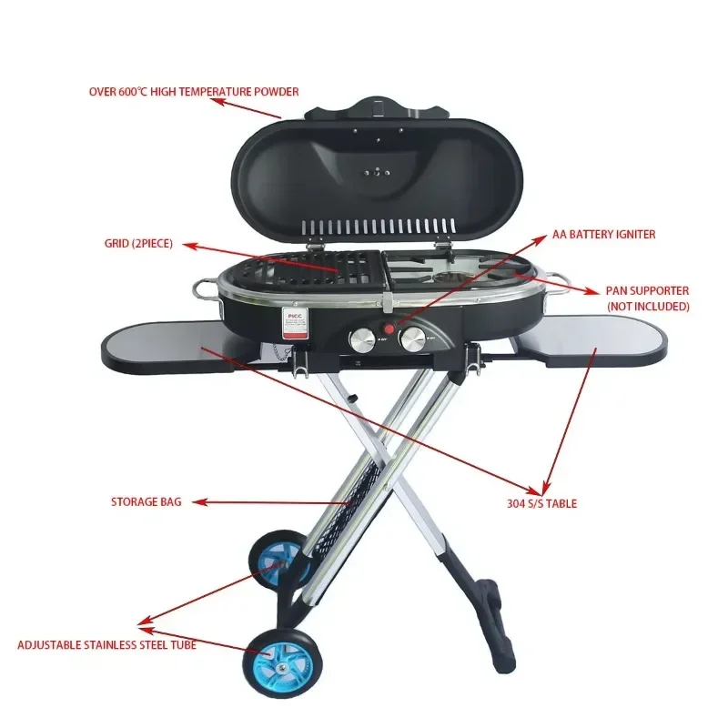 Outdoor indoor gas cooking sto - Camping Cooking Range review and price