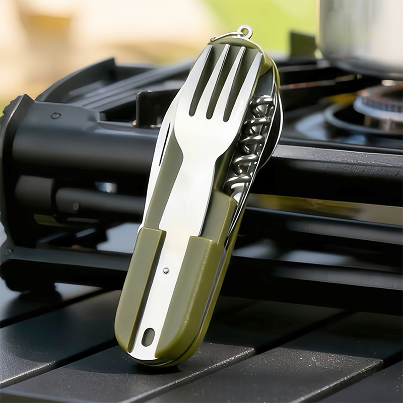 New Stainless Steel 7In1 Campi - Camping Cooking Knife Set review and price