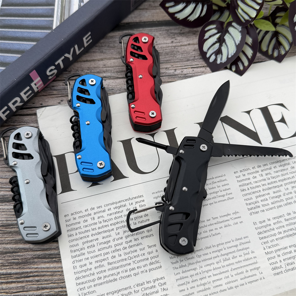 PL100 Multifunctional Folding  - Camping Cooking Knife Set review and price