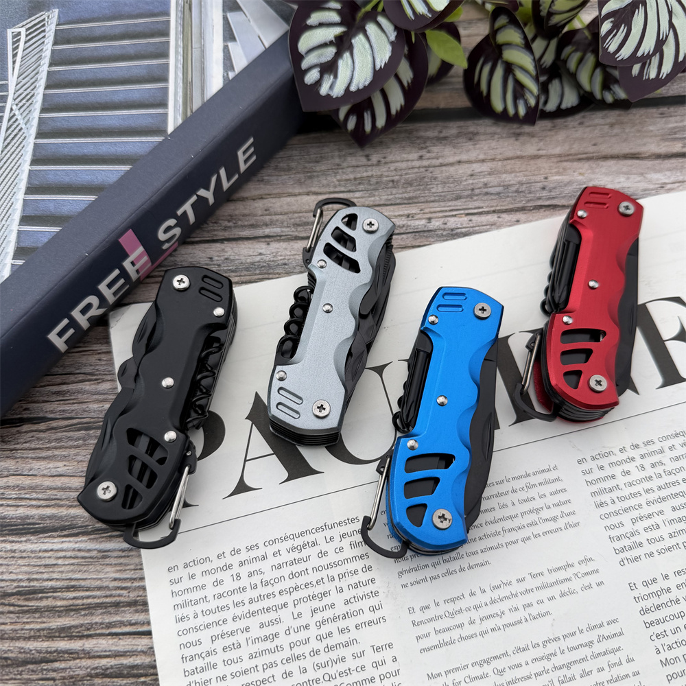 PL100 Multifunctional Folding  - Camping Cooking Knife Set review and price