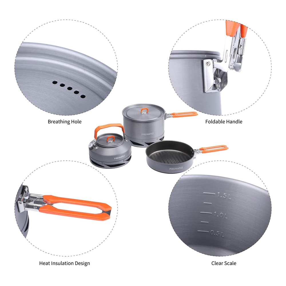 Fire Maple Camping Cookware Ut - Camping Cooking And Dining Set review and price