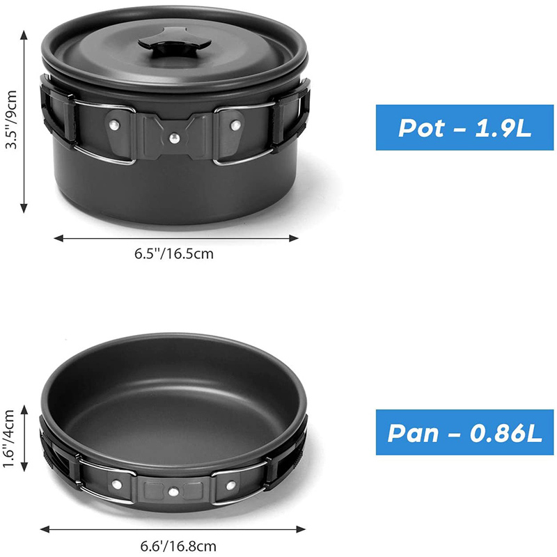 1 Set Outdoor Pot Pan Camping  - Camping Cooking Knife Set review and price