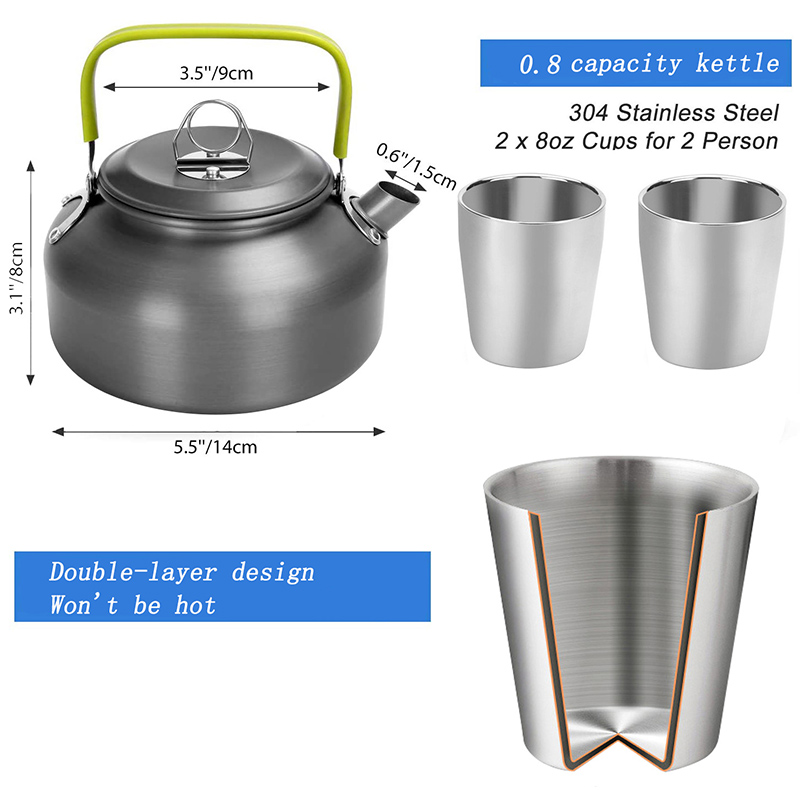 1 Set Outdoor Pot Pan Camping  - Camping Cooking Knife Set review and price
